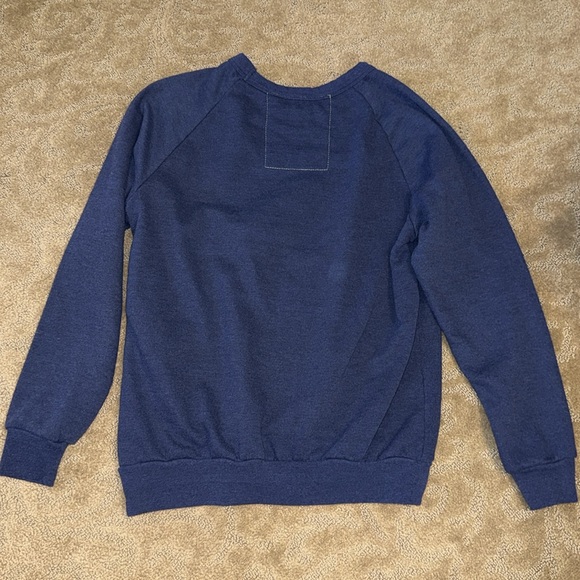 Aviator Nation Bolt Crew Sweatshirt Blue Unisex size Medium - Picture 2 of 5